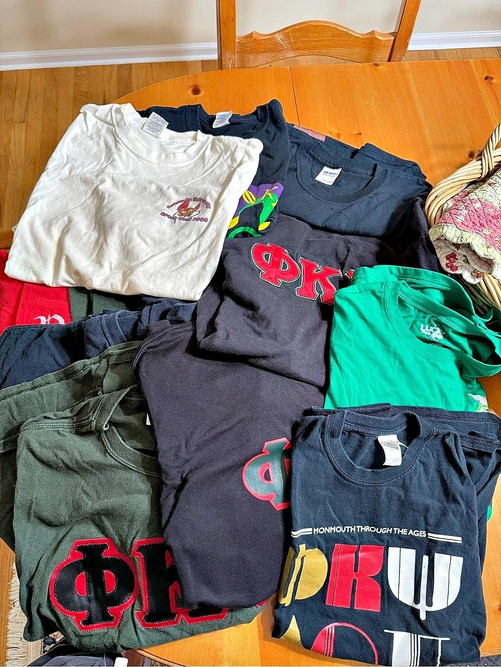 Phi Kappa Psi tshirts.14 in total